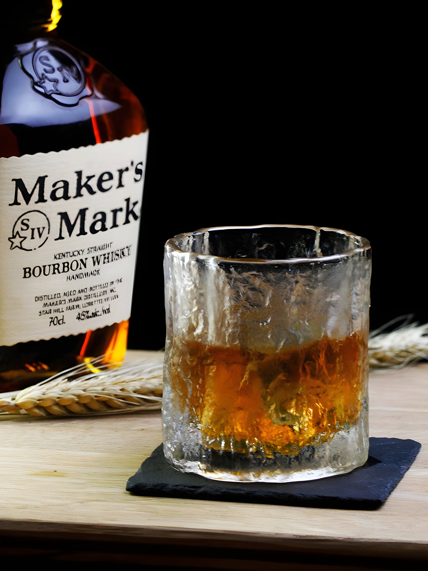 Bicchiere da Whisky – ‘Ghiaccio Nordico’ – Scatola in Legno GuerraHome