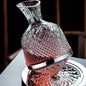 Decanter Vino "Crystal" rotante 360° GuerraHome