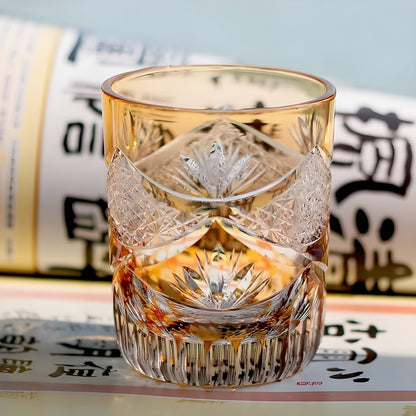 Bicchieri Edo Kiriko – “ Alba & Tramonto ” – Lowball / Highball GuerraHome