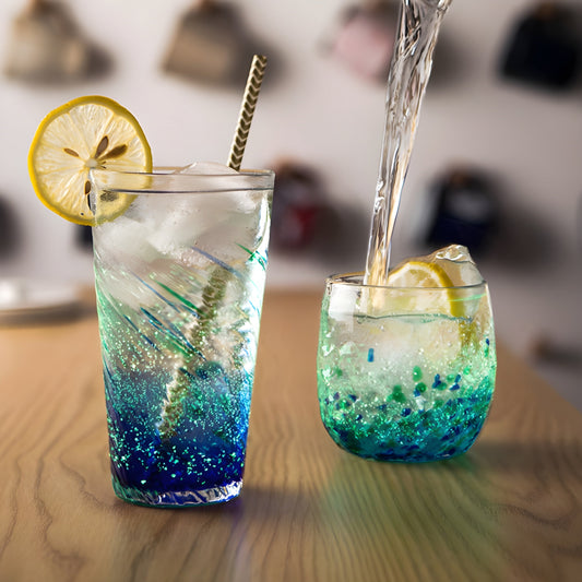 Bicchiere Artigianale Misuno – Effetto Notte Stellata GuerraHome