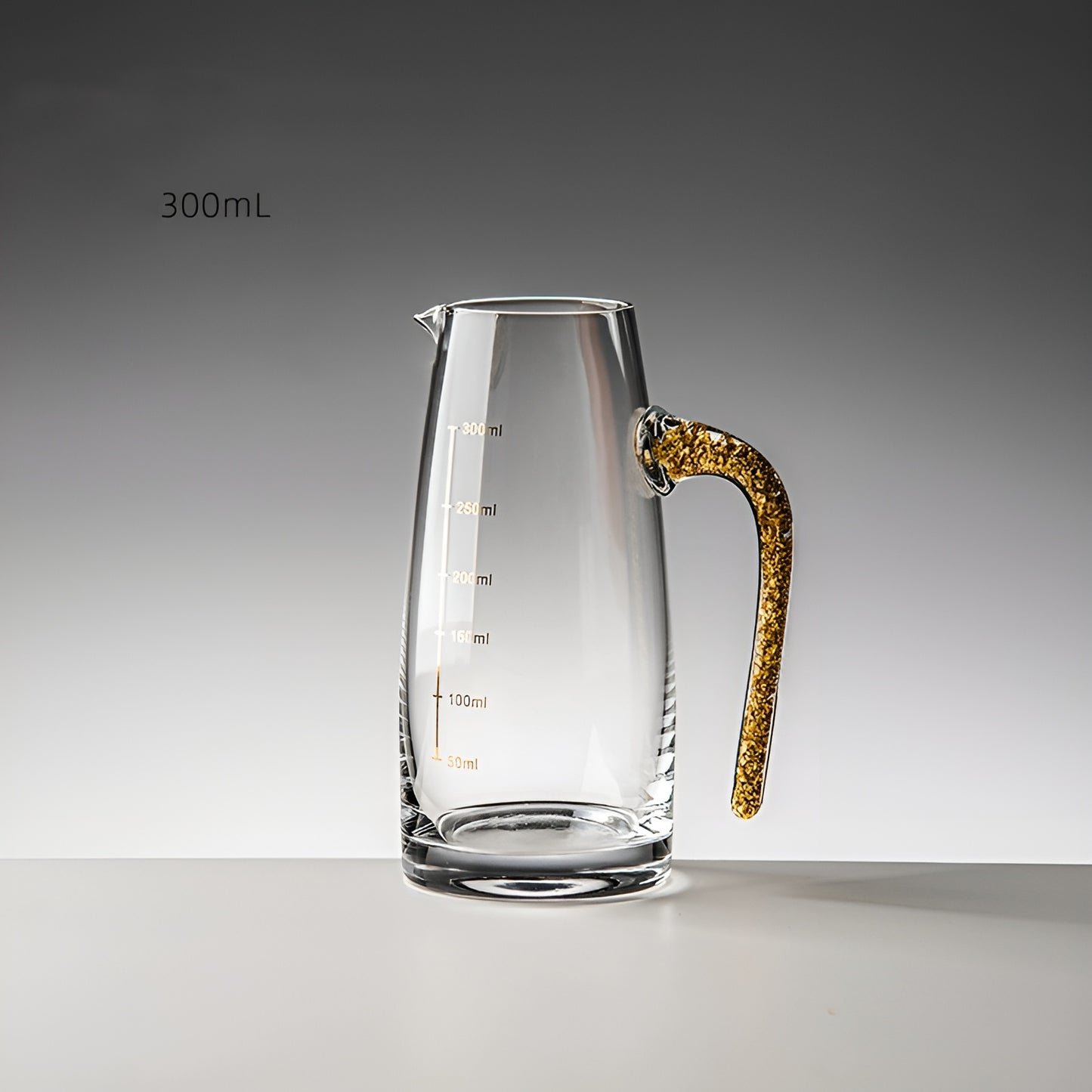 Bicchieri da Shot in Cristallo – Modello 'Diamante' (Versione Oro o Turchese) con Decanter