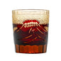 Bicchiere Edo Kiriko – ‘Monte Fuji’ – Scatola in legno GuerraHome