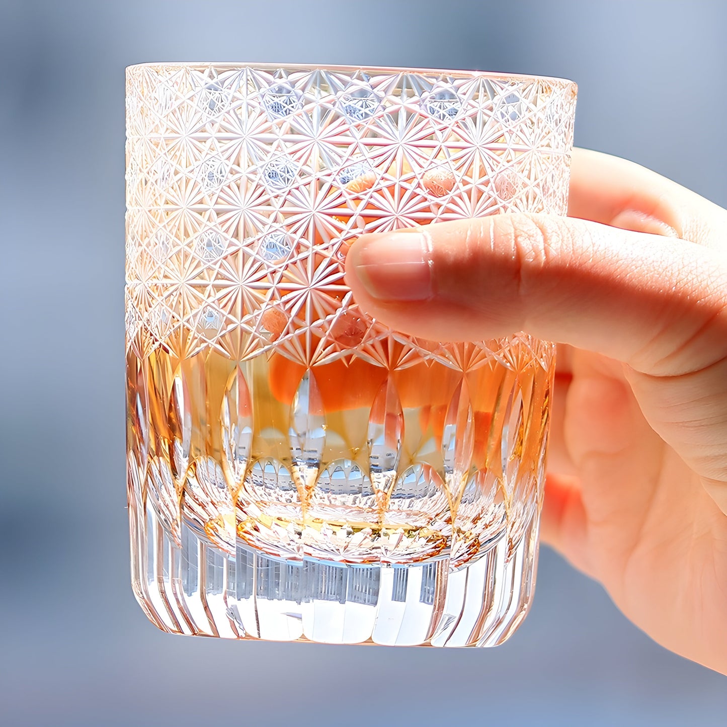 Bicchieri Edo Kiriko – “ Alba & Tramonto ” – Lowball / Highball GuerraHome