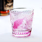 PINK Crystal Goldfish Edo Kiriko Wine Glass Exquisite Carving Wineglass Whiskey Cup Brandy Snifter Liquor Whisky Rock Dropship GuerraHome