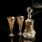 Set Calici e Decanter in Cristallo Bohemia – Modello Vortice Reale