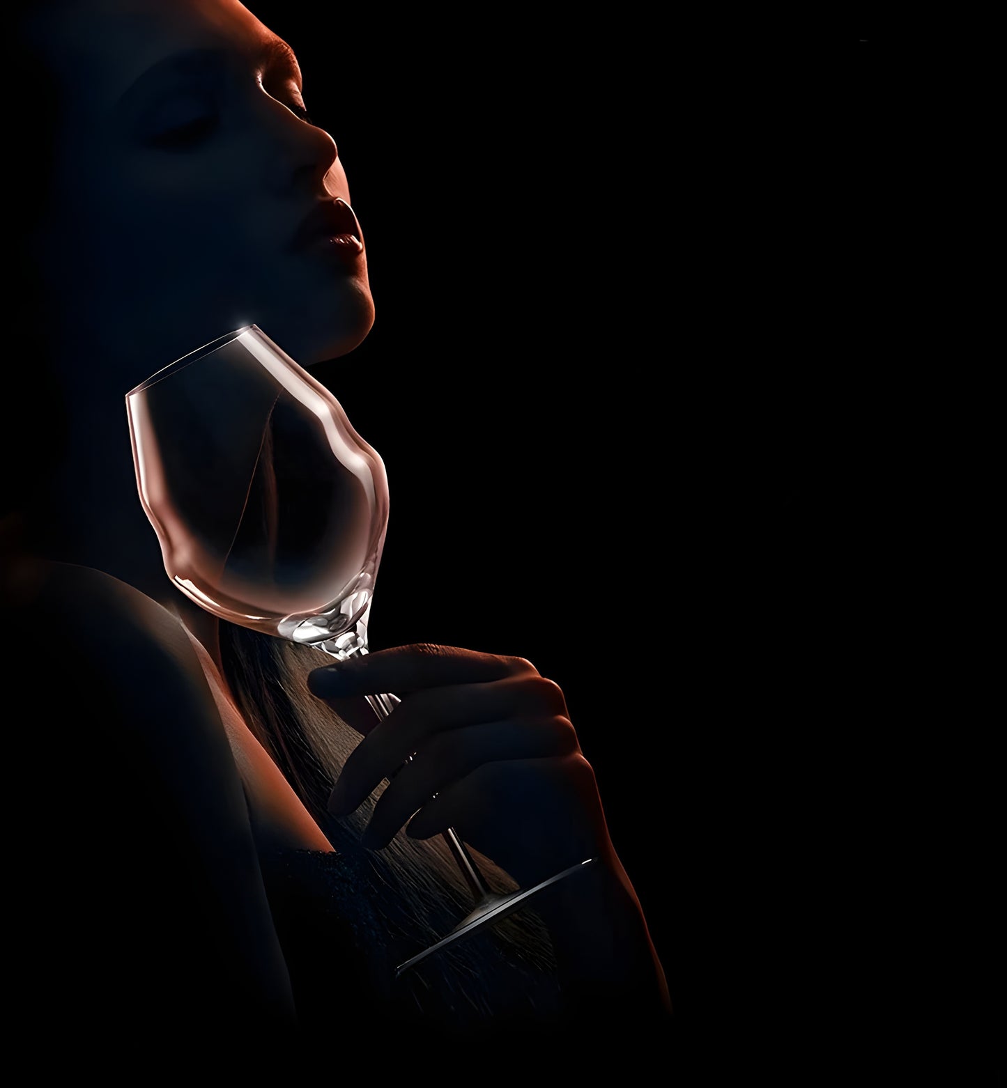 Coppie di Calici “Aria” in Cristallo