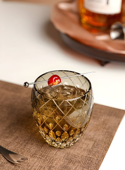 Bicchiere Edo Kiriko – Kaleidoscopio Giapponese –  Scatola in Legno GuerraHome