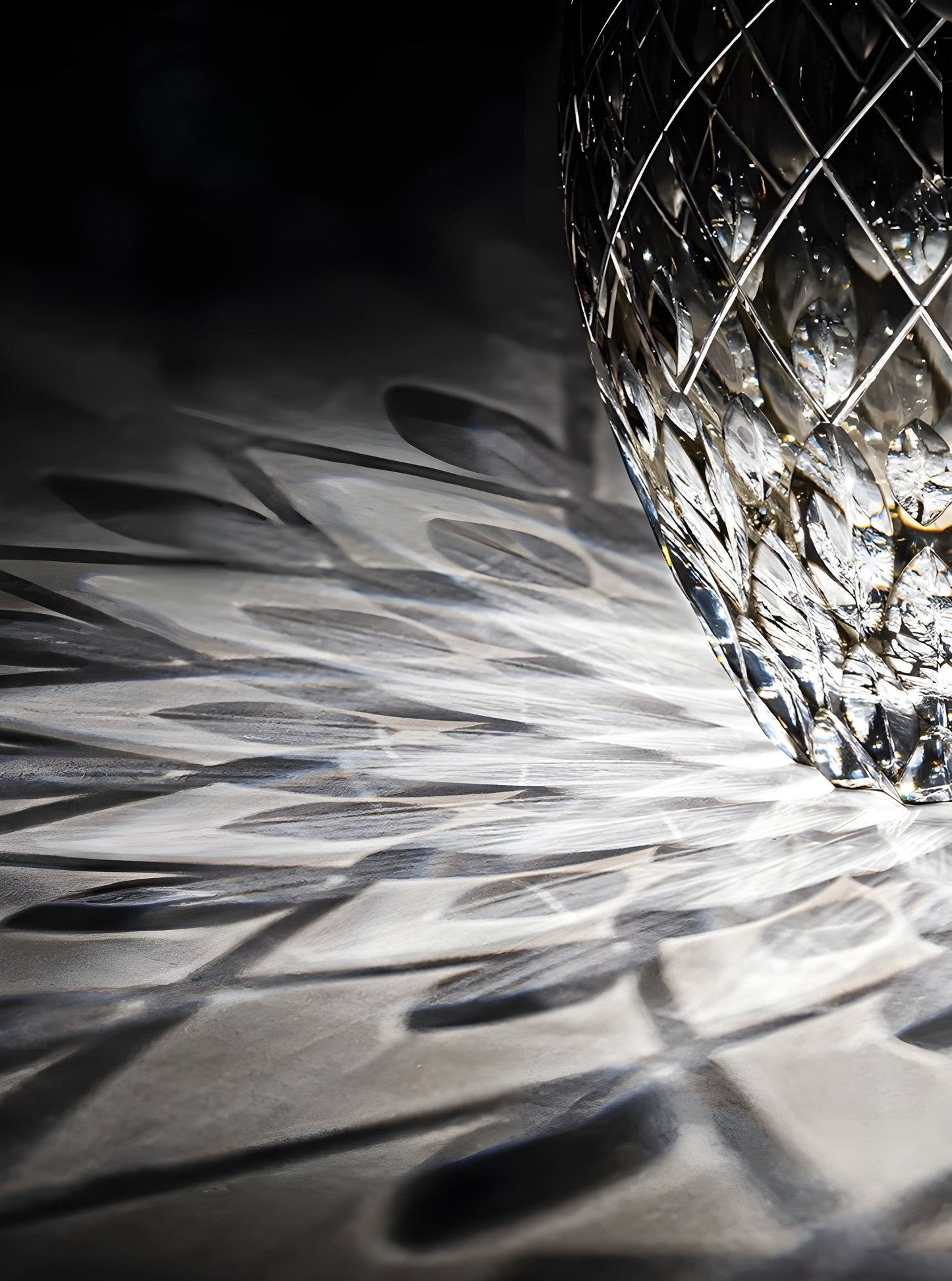 Bicchiere Edo Kiriko – Kaleidoscopio Giapponese –  Scatola in Legno GuerraHome