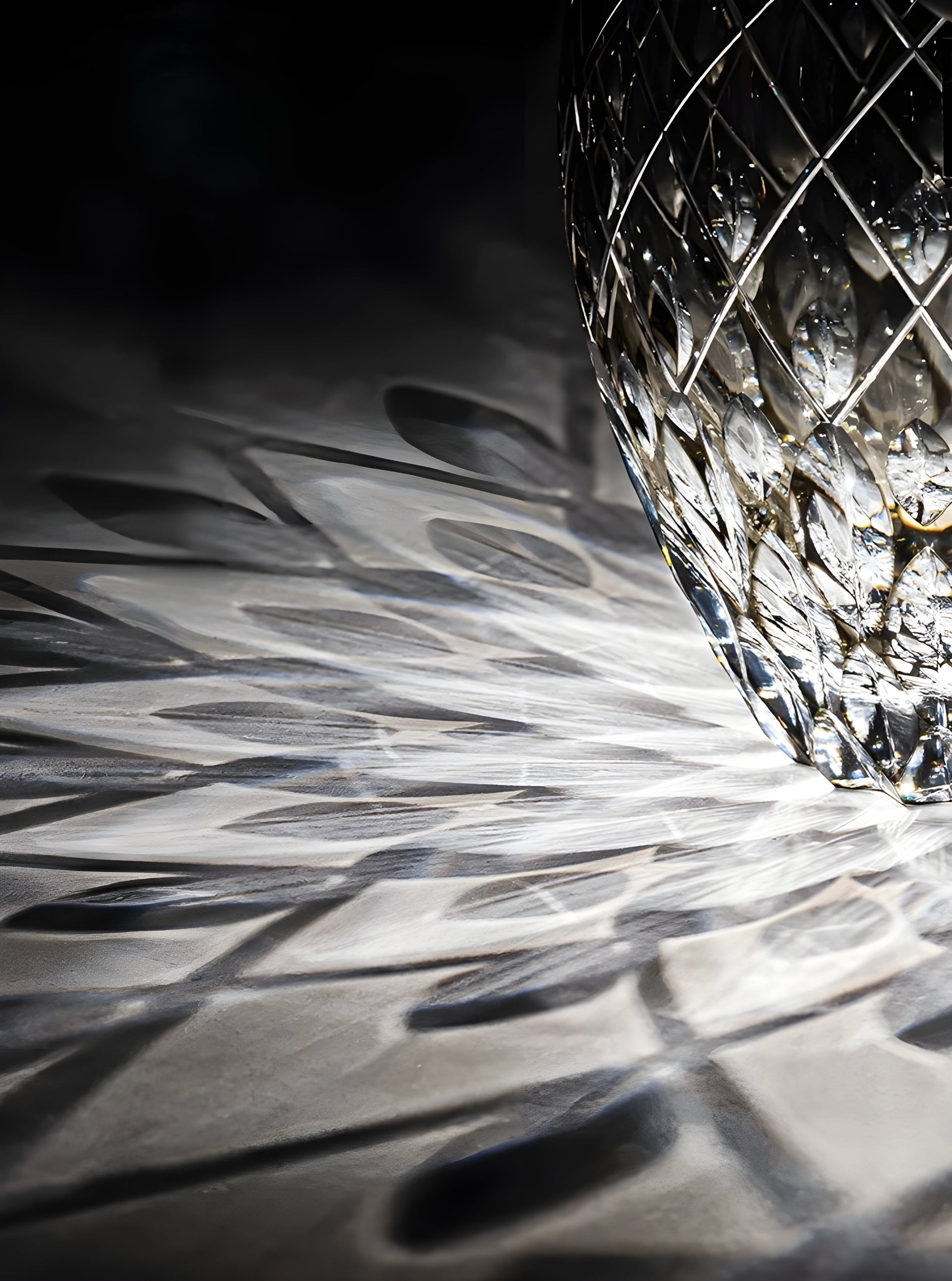 Bicchiere Edo Kiriko – Kaleidoscopio Giapponese –  Scatola in Legno GuerraHome