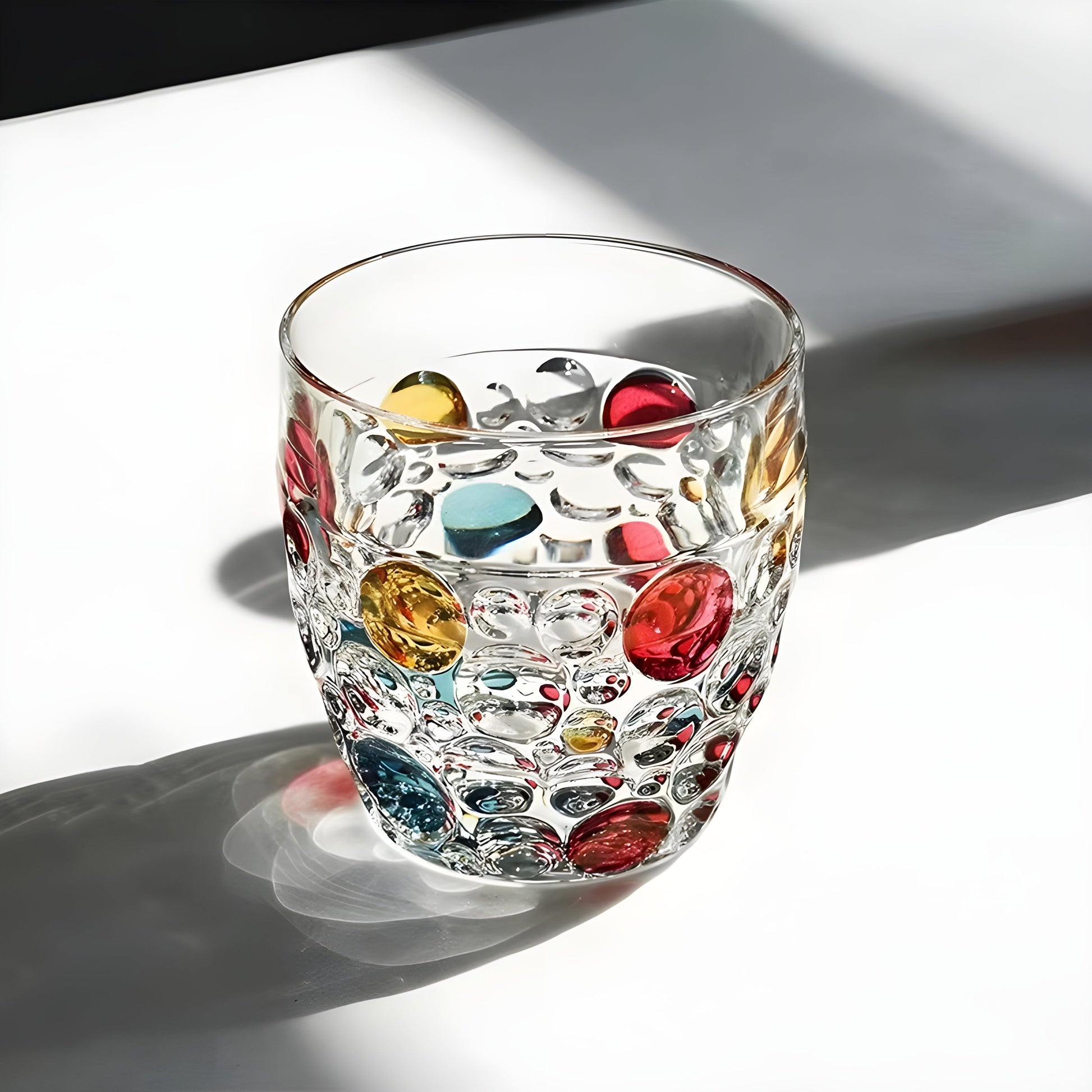 Bicchiere in Cristallo 'Bollicine' – Collezione Murano | Design Ispirato a Zecchin GuerraHome