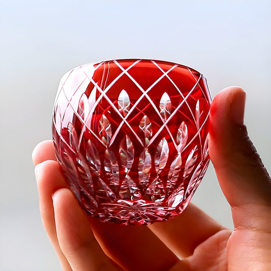 Mini Bicchiere Edo Kiriko – Kaleidoscopio Giapponese –  Multicolor GuerraHome