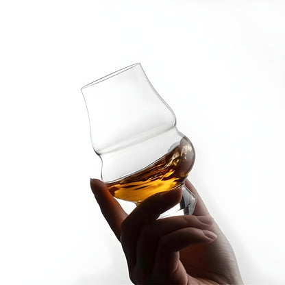 Bicchiere da Whisky Professionale in Cristallo – Design Double Belly per Degustazione e Nosing GuerraHome