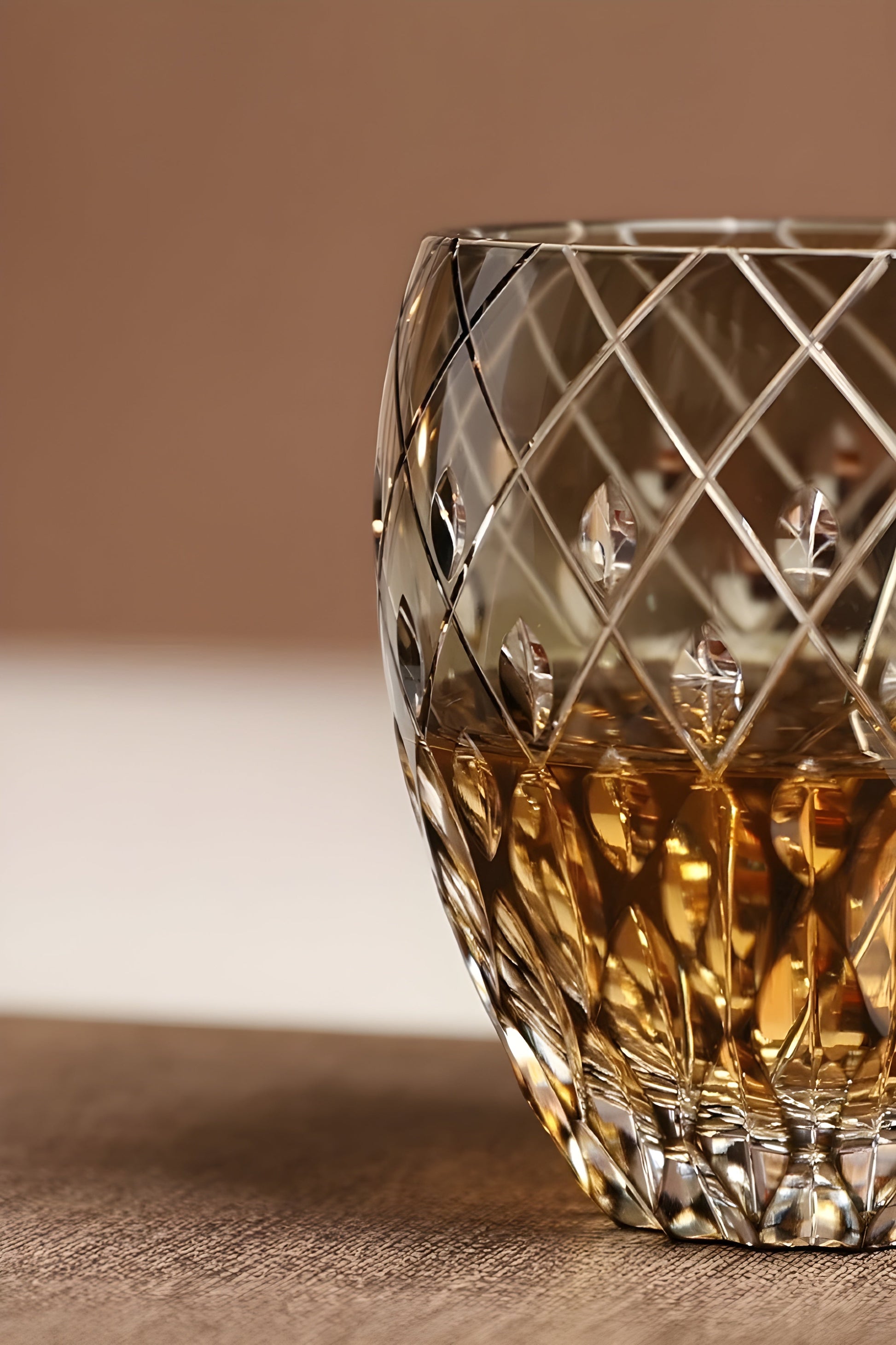 Bicchiere Edo Kiriko – Kaleidoscopio Giapponese –  Scatola in Legno GuerraHome