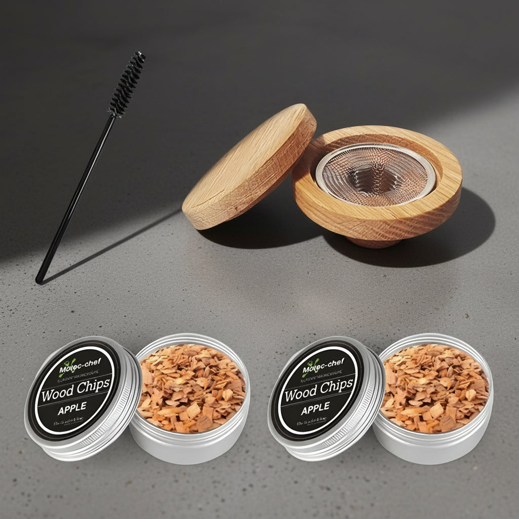 Kit Affumicatore per Whisky - 4 Aromi in Legno Naturale GuerraHome