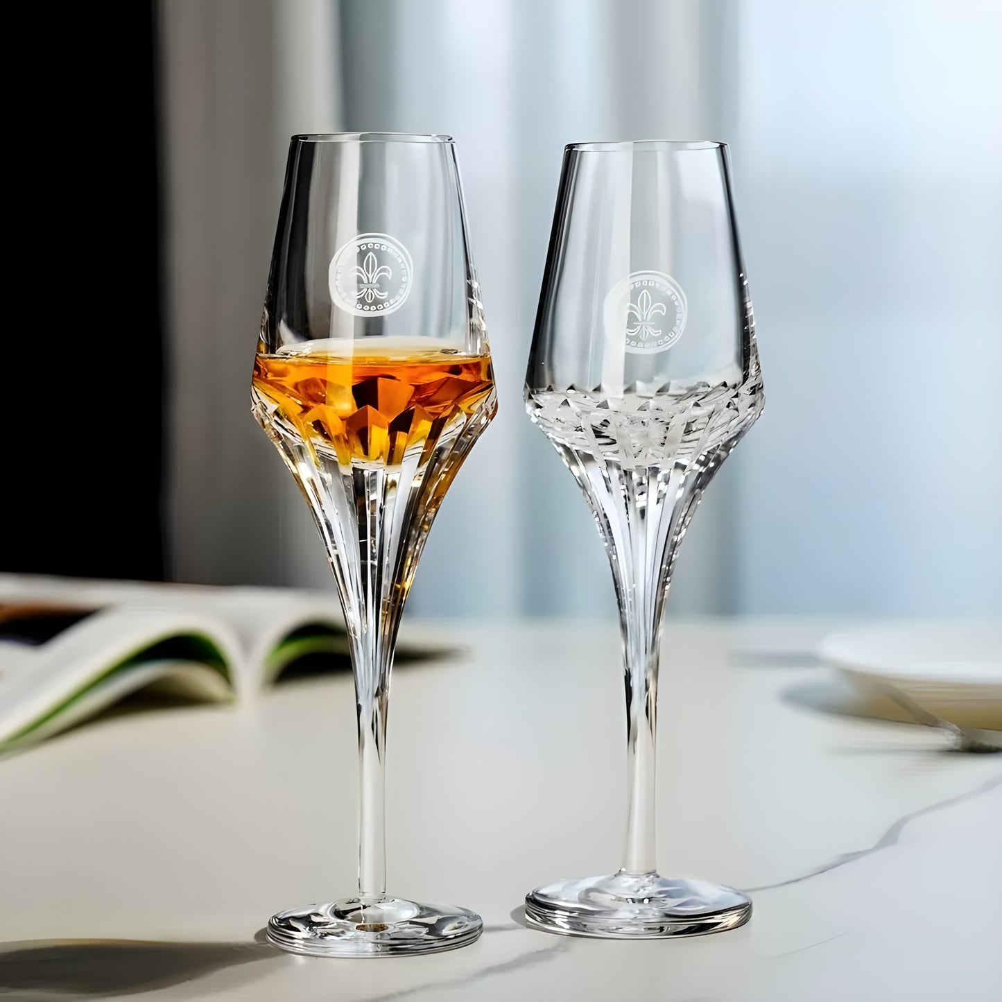 Calici in Cristallo per Whisky/Cognac – Modello 'Louis XIII Praise of Light'- Confezione Regalo