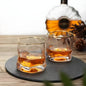 Bicchiere da Whisky Edo Kiriko – Design Increspato - Scatola In Legno GuerraHome