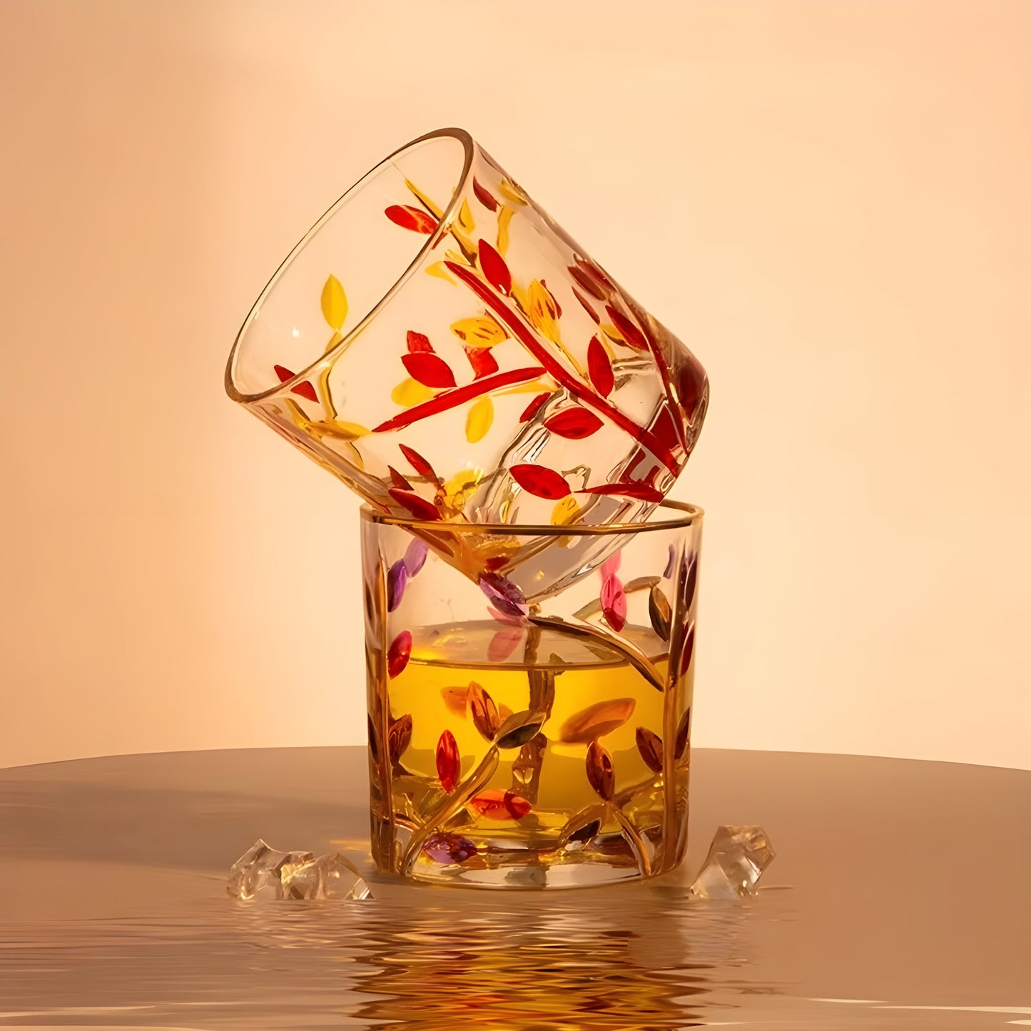 Bicchiere in Cristallo ‘Scarlatto’ – Collezione Murano | Design Ispirato a Zecchin GuerraHome