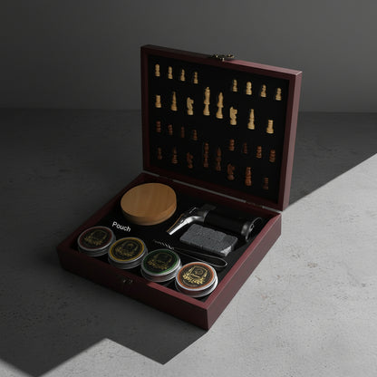 Set Affumicatore e Scacchiera - Modello "Il Re dei Cocktail"